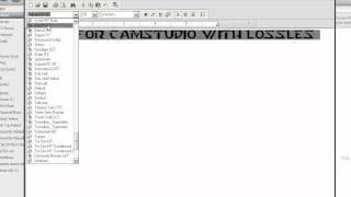 Video Quality Test with CamStudio and Lossless Codec