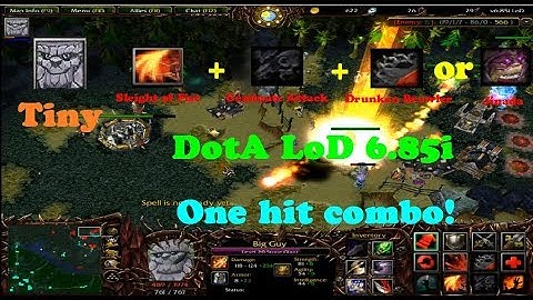 DotA LoD 6.85i - Tiny One Hit combo ^^ (New Comboskill)