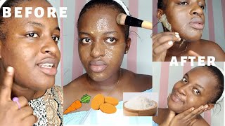 DIY MASK FOR CLEAR AND SMOOTH SKIN| EXFOLIATING FASK MASK