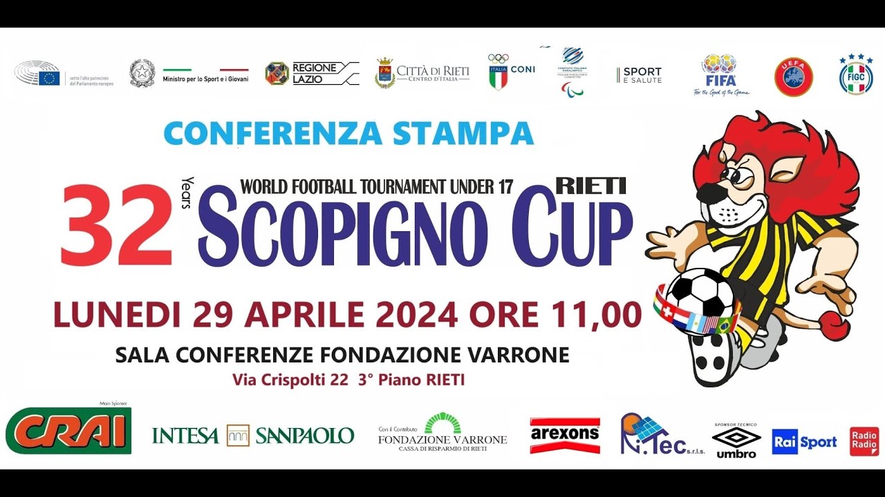 Conferenza stampa 32° SCOPIGNIO CUP