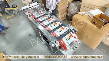 High Speed Carton dispenser for Inkjet Batch Code printing | Pouch, labels, cartons coding machine