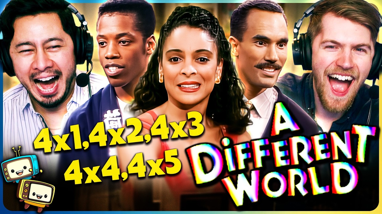 A DIFFERENT WORLD 4x1, 4x2, 4x3, 4x4 & 4x5 Reaction! | Jasmine Guy, Kadeem Hardison, w/ Jaby Koay