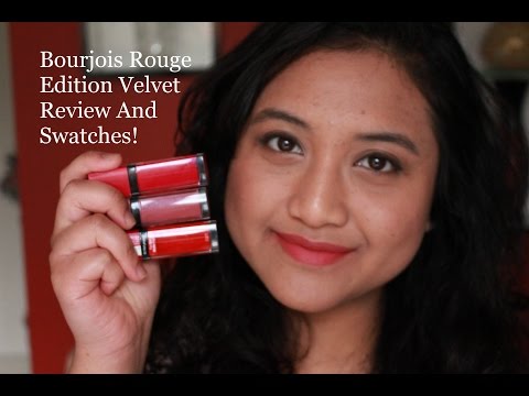 bourjois-rouge-edition-velvet---review-and-swatches!-hot-pepper,-ole-flamingo-and-nude-ist