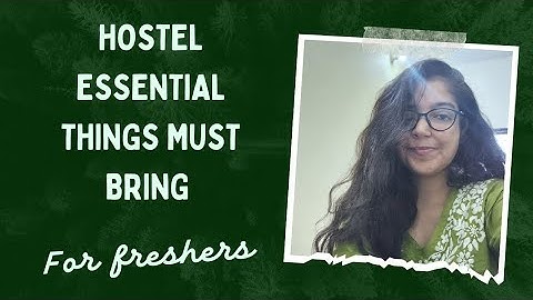 You must carry certain necessities with you to the hostel.💯 || GLA University || For freshers 😇
