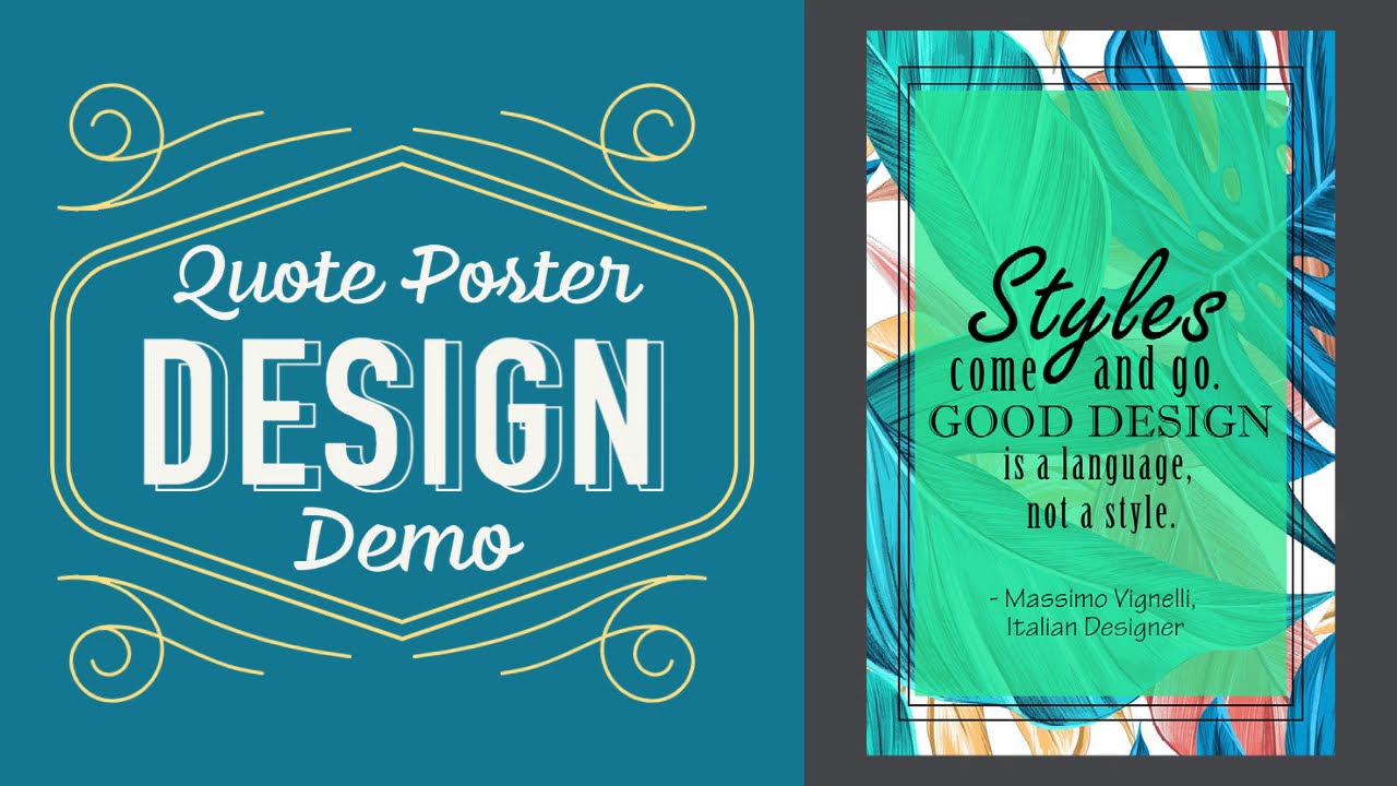 Adobe Photoshop Tutorial: Quote Poster