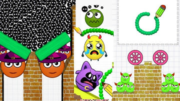 Hide Ball: Brain Teaser vs. Draw to Smash - All Levels | Most satisfying, funny, and ASMR gameplay