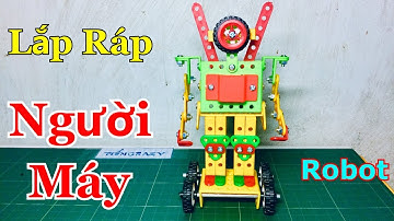 Hướng dẫn lắp ráp mô hình Người Máy Rô-Bốt đơn giản ( How To Assemble A Toy Robot ) | Tiến Crazy