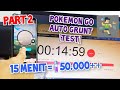 Test 15 menit Dapat 50K   STARDUST | Pokemon Go Auto Grunt 2022 | Semakin Bagus?