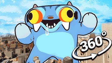Derpy Tiger Dancing - City in 360° Video | VR / ( KPop Demon Hunters )