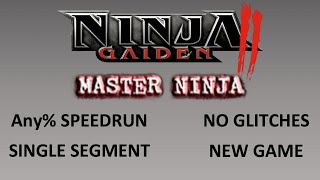 NG2 - Master Ninja Speedrun