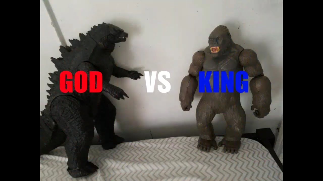 GODZILLA EARTH VS KING KONG STOP MOTION an epic battle 