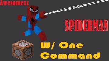 Spiderman in One Command | Minecraft
