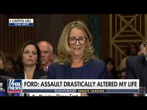 Kavanaugh Accuser Ford Testifies Before Senate: 'I Believed He Was Going to Rape Me'