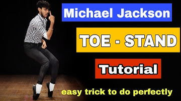 How to do "TOE STAND" like Michael Jackson | Michael Jackson footwork tutorial | jackson star