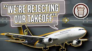 Why This UPS Cargo Jet Rejected Takeoff at 150 Knots [ATC Audio]