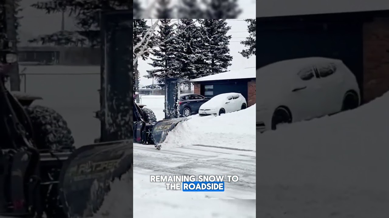 Innovative Snow Plow That Doesn’t Block Driveways