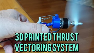 3D-Printed Thrust Vectoring System: Part 4 Printing, Assembling and Testing
