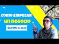 Como Vender un Producto Digital | Empezar un Negocio en Internet | Como Hago $12,000 al mes a mis 26