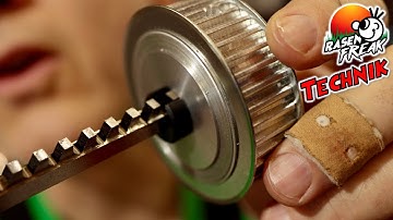 Technik Passfedernut räumen zum Spindelmäher Tuning! Ich ändere beim TORO eFlex den Spindelantrieb.