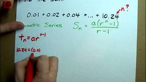 Geometric Series (How to Find the Sum of a Sequence)