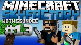 Minecraft | skyfactory (modded skyblock) - ep: 13 "friendly
competition?!"