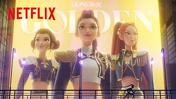 Thumbnail of ハントリックス - 「GOLDEN」リリックビデオ | KPOPガールズ! デーモン・ハンターズ | Netflix Japan