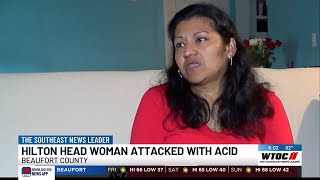 Hilton Head acid attack victim pleads for someone to come forward with answers