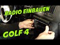 Autoradio VW Golf 4 einbauen | 1-DIN oder  2-DIN? | Was brauche ich für Adapter? | Tutorial