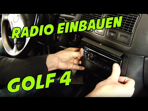 Autoradio VW Golf 4 einbauen, 1- oder 2-DIN?, Welche Adapter