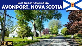 🚗 Avonport, Nova Scotia 🌊 4K Drive