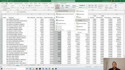 Transformación y agrupación de datos - Excel
