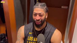 ANTHONY DAVIS ABOUT HIS INJURY IIN TONIGHTS GAME VS PELICANS WHO LEFT THE GAME IN THE 4th Q 5.22LEFT