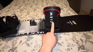 スノーボード ビンディング Clew binding Black (Large) スノーボード ビンディング Clew binding Black (Large
