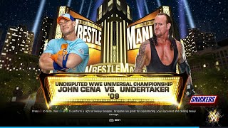 WWE 2K24 FULL MATCH - John Cena vs. Undertaker - Undisputed WWE Universal Title Match!"