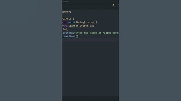 area Of the circle #java #coding #shorts #youtubeshorts