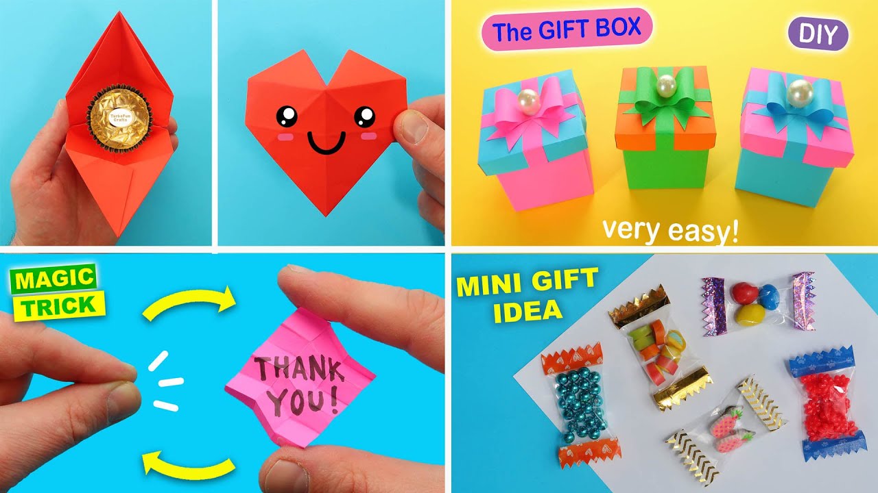 DIY paper gift idea/Origami Paper gift idea