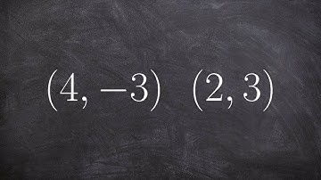 Find the equation of a line given two points