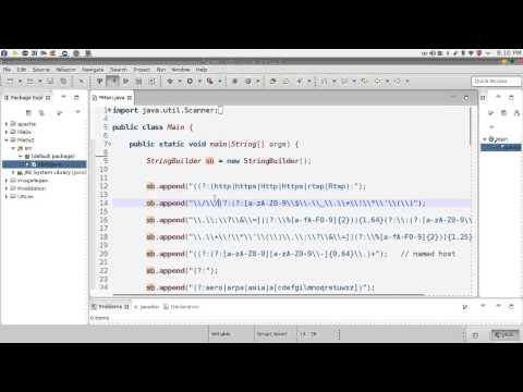 61 Java advanced RegEX StringBuilder Append التعابير المنطقية رابط