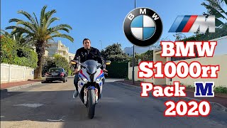 TEST RIDE N°7 : LA MONSTRUEUSE BMW S1000RR PACK M 2020 النملة سامة النسخة الوحيدة في إفريقيا