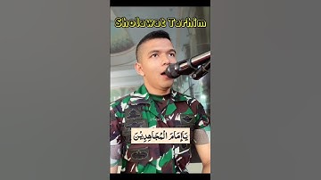 Thumbnail of Suara TNI Viral Sholawat Tarhim Mejelang Subuh #Shorts #FajarRigail