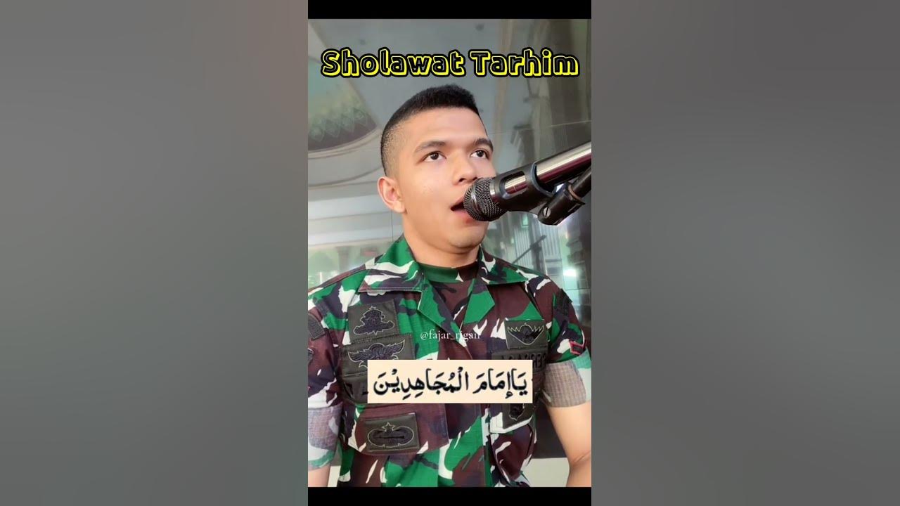 Suara TNI Viral Sholawat Tarhim Mejelang Subuh #Shorts #FajarRigail