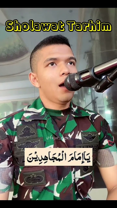 Suara TNI Viral Sholawat Tarhim Mejelang Subuh #Shorts #FajarRigail