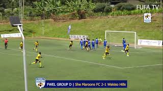 Highlights | She Maroons FC 2-1 Wakiso Hills FC | FUFA Women Elite League Group D