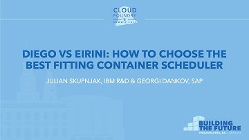 Diego vs Eirini: How to Choose the Best Fitting Container... - Julian Skupnjak & Georgi Dankov