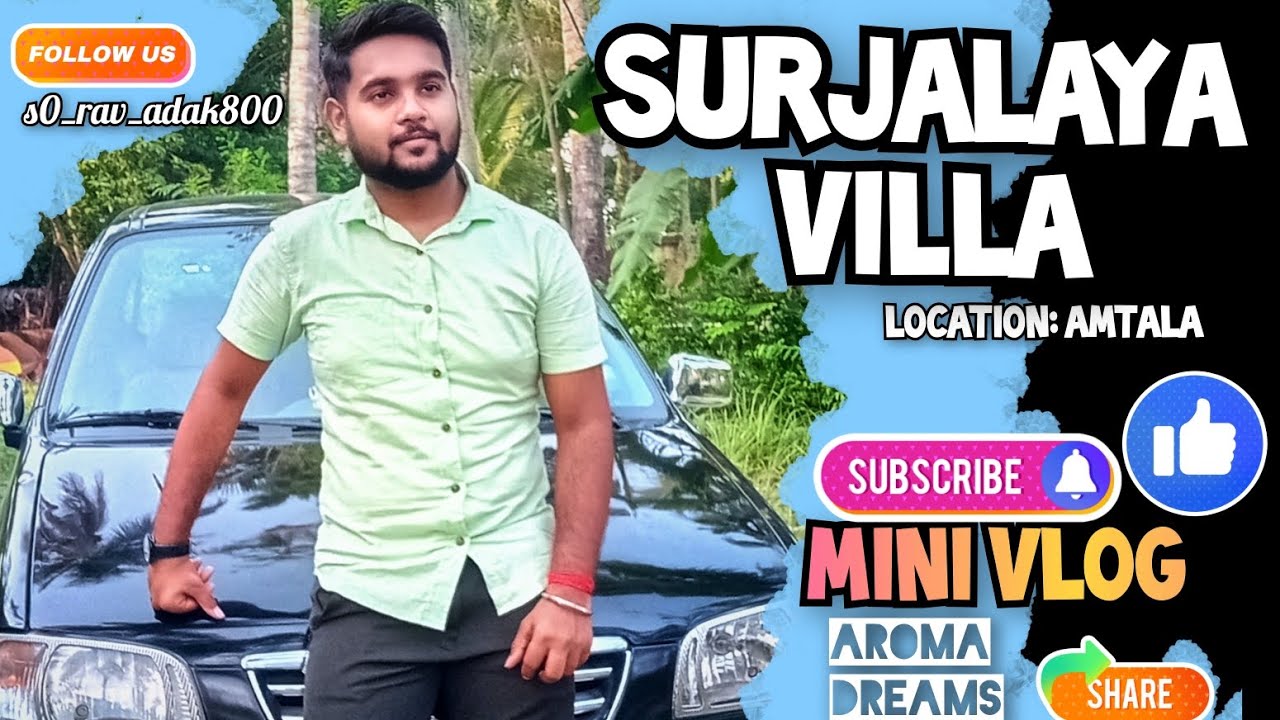 SURJALAYA VILLA || RESORT TYPE|| KOLKATA AMTALA