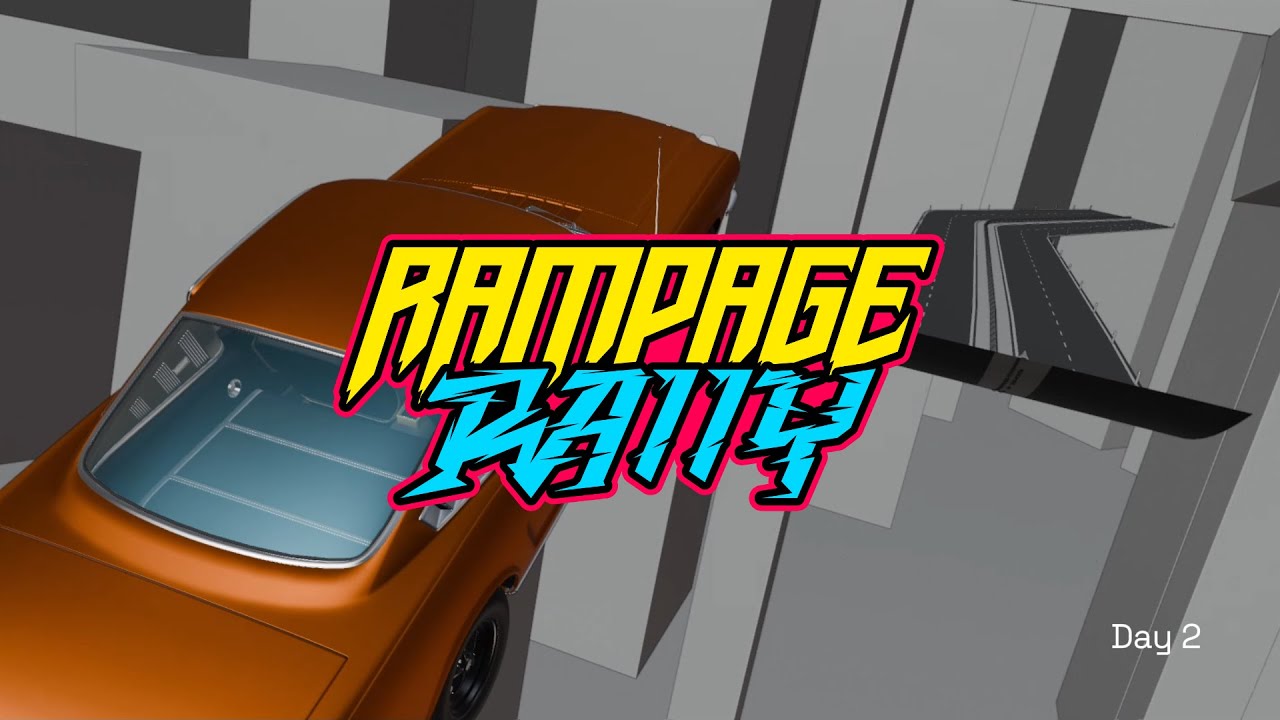Rampage Rally 3d Challenge process [Day 2] #3d #3dchallenge - YouTube