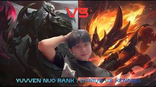 Yuwen Nuo Rank 1 Darius vs Kennen – Dominates Lane But STILL Loses (Master)