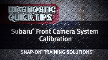 ADAS Front Camera Calibration Quick Tip | Snap-on® Training Solutions®