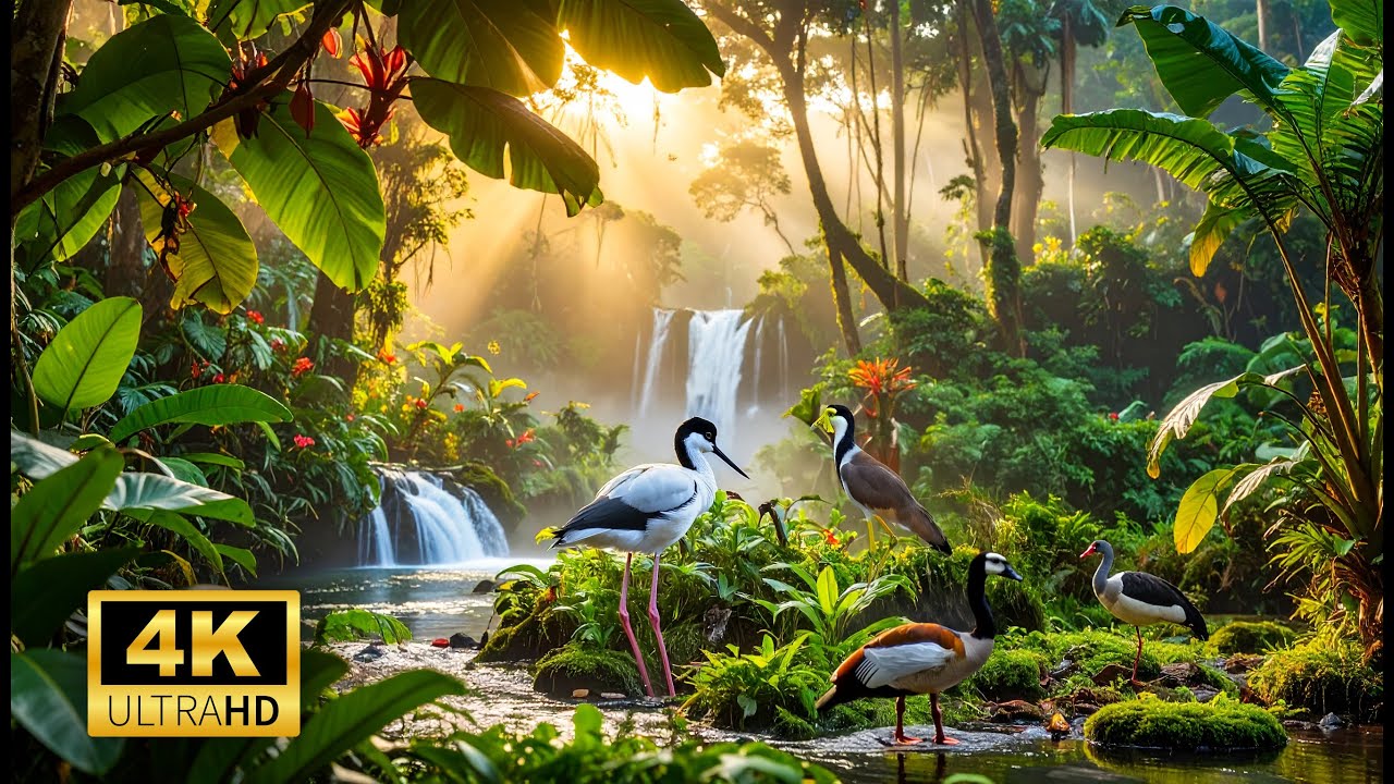 Soothing Bird Activities – Pure Nature meditation in 4K Nature's Calm ...
