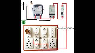 Electric Board Meter To Electric Board Connection Diagram